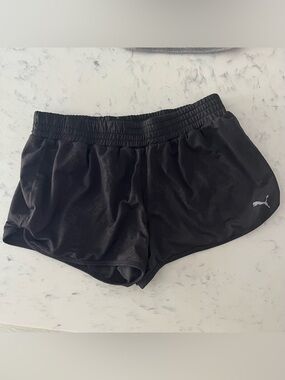 Puma Black Women's Athletic Running Shorts